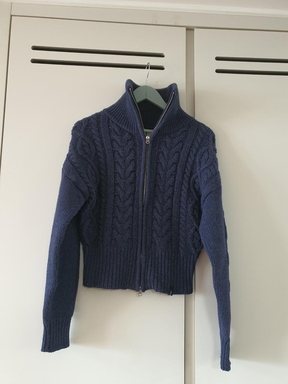 시티브리즈 케이블니트 집업 여성