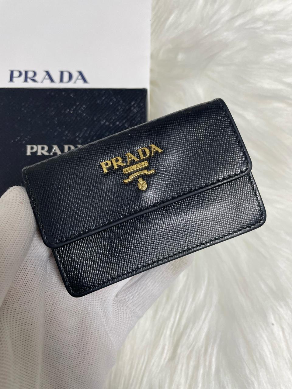 [S급/정품] 프라다 사피아노 메탈로고 지갑