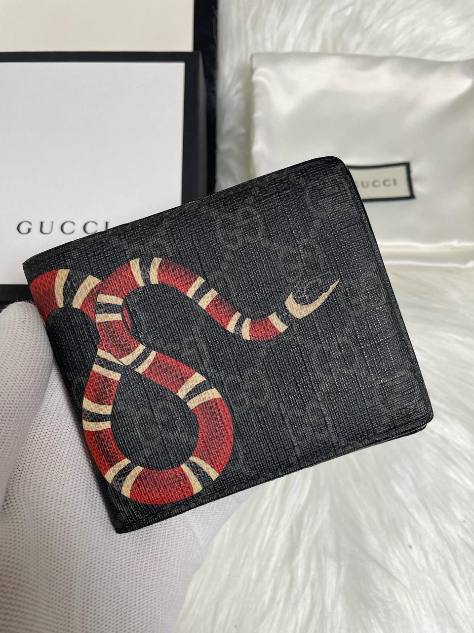 [S급/정품] 구찌 스네이크 블랙 반지갑