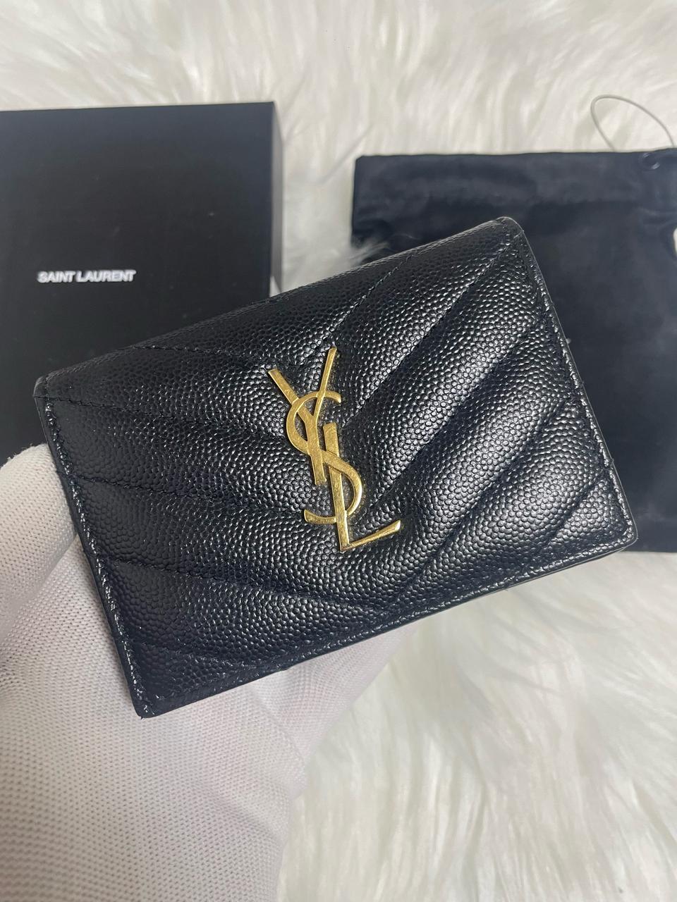 [S+급/정품] 입생로랑 마틀라세 비즈니스 카드지갑