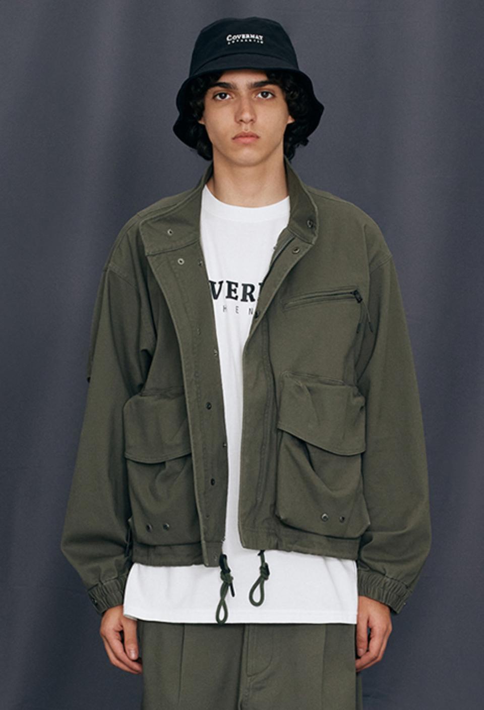 새상품 커버낫 크롭야상