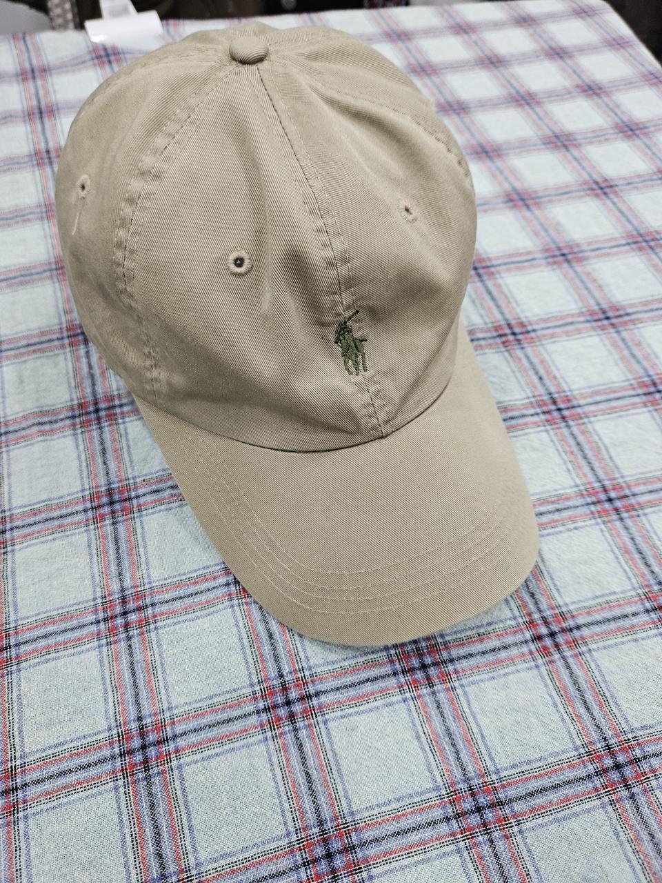 폴로랄프로렌 베이지색 클래식 코튼 치노 볼캡