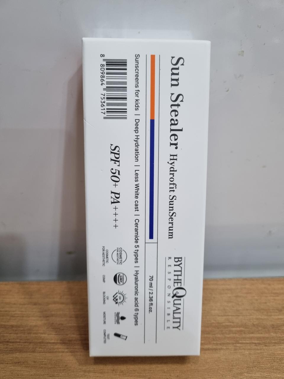 바이더퀄리티 하이드로핏 썬크림 썬스틸러 70ml 미개봉