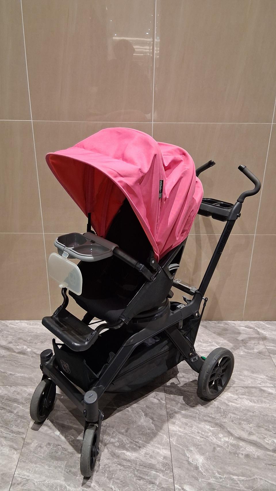 미국산 최고급 명품 럭셔리 디럭스 유모차 올빗베이비. 시트의 360도 회