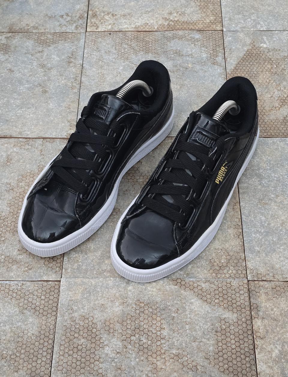 (240)푸마 바스켓 하트 페이턴트 스니커즈 운동화