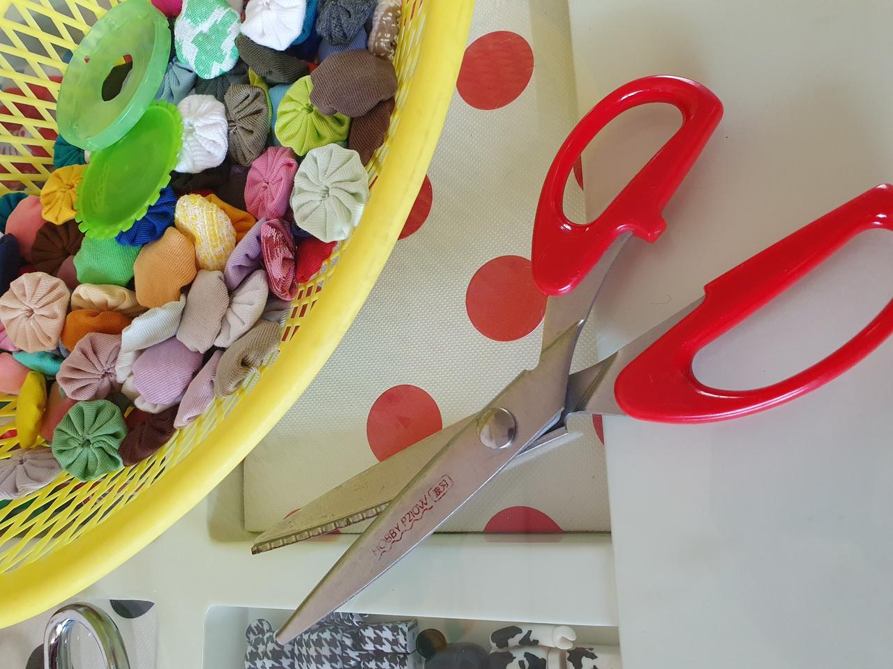 일본 clover 클로버 재봉 핑킹가위