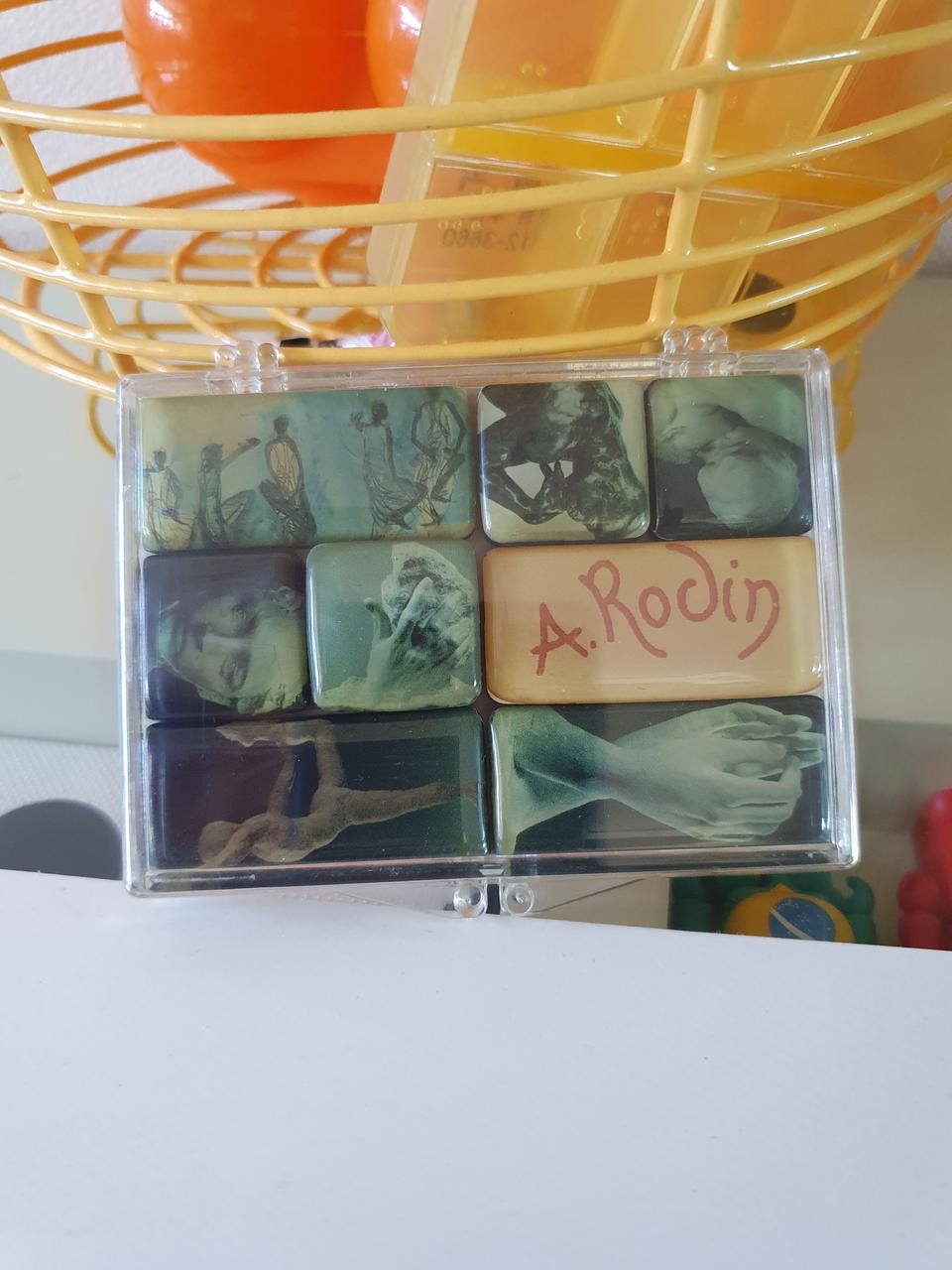 빈티지 오귀스트 로댕 미니 마그넷 9개 세트