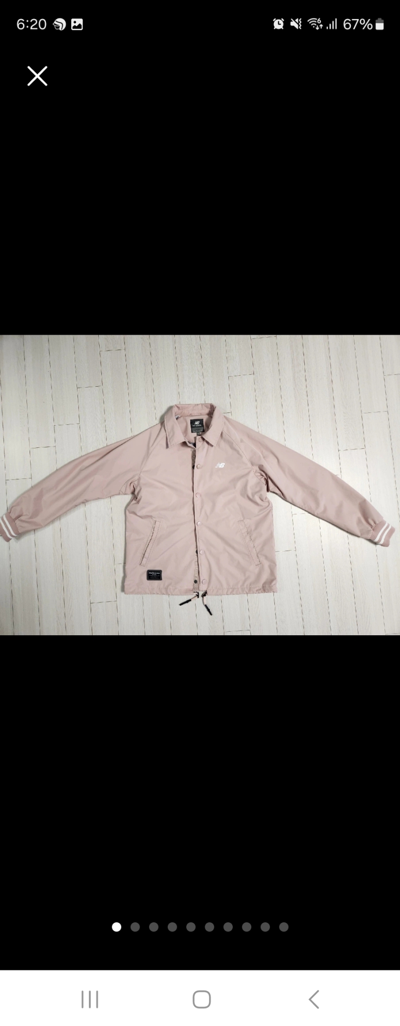 뉴발란스 UNI 클래식 코치자켓 (NBNA713023)  상태S급뉴발