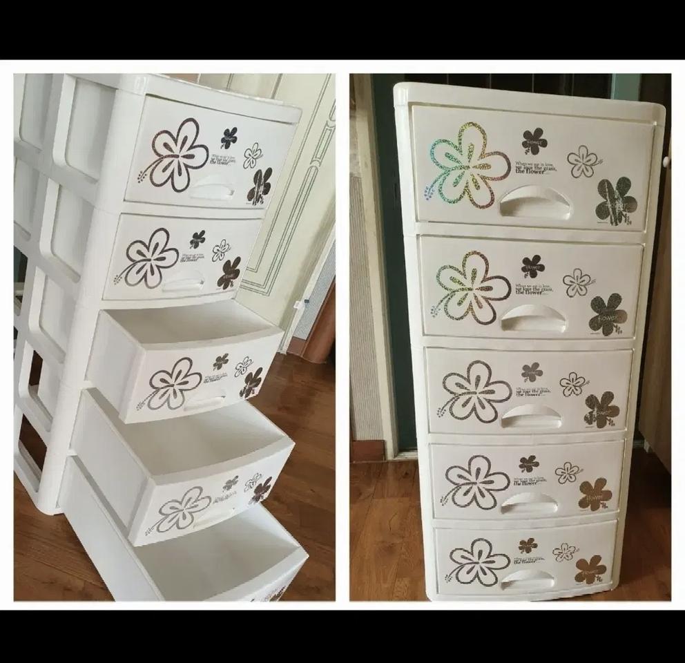 5단서랍장튼튼하고깔끔한플라스틱5단서랍장저렴하게2만원깨끗하게씻어놓음