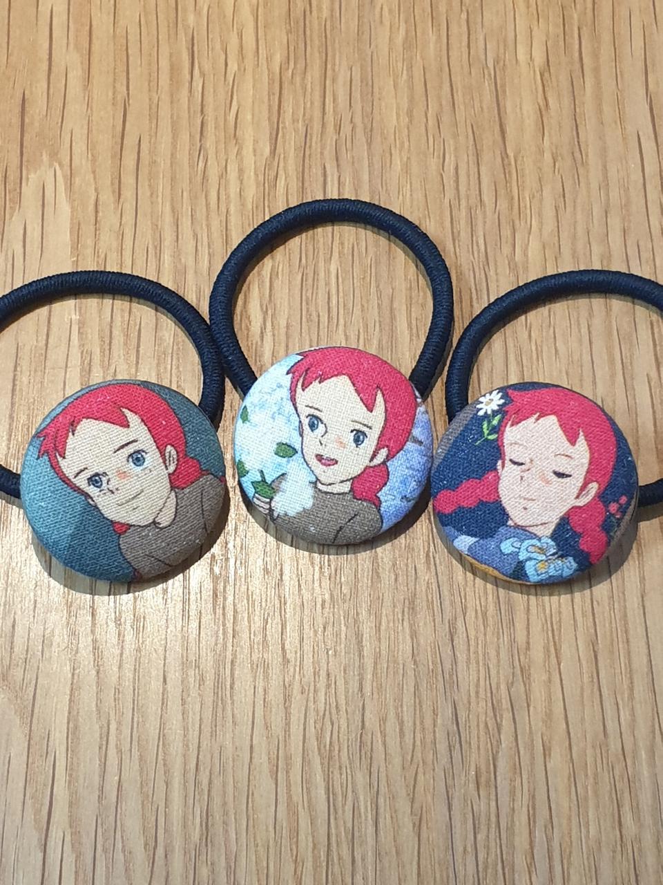 [할인] 핸드메이드 빨간머리앤(머리끈) 3개