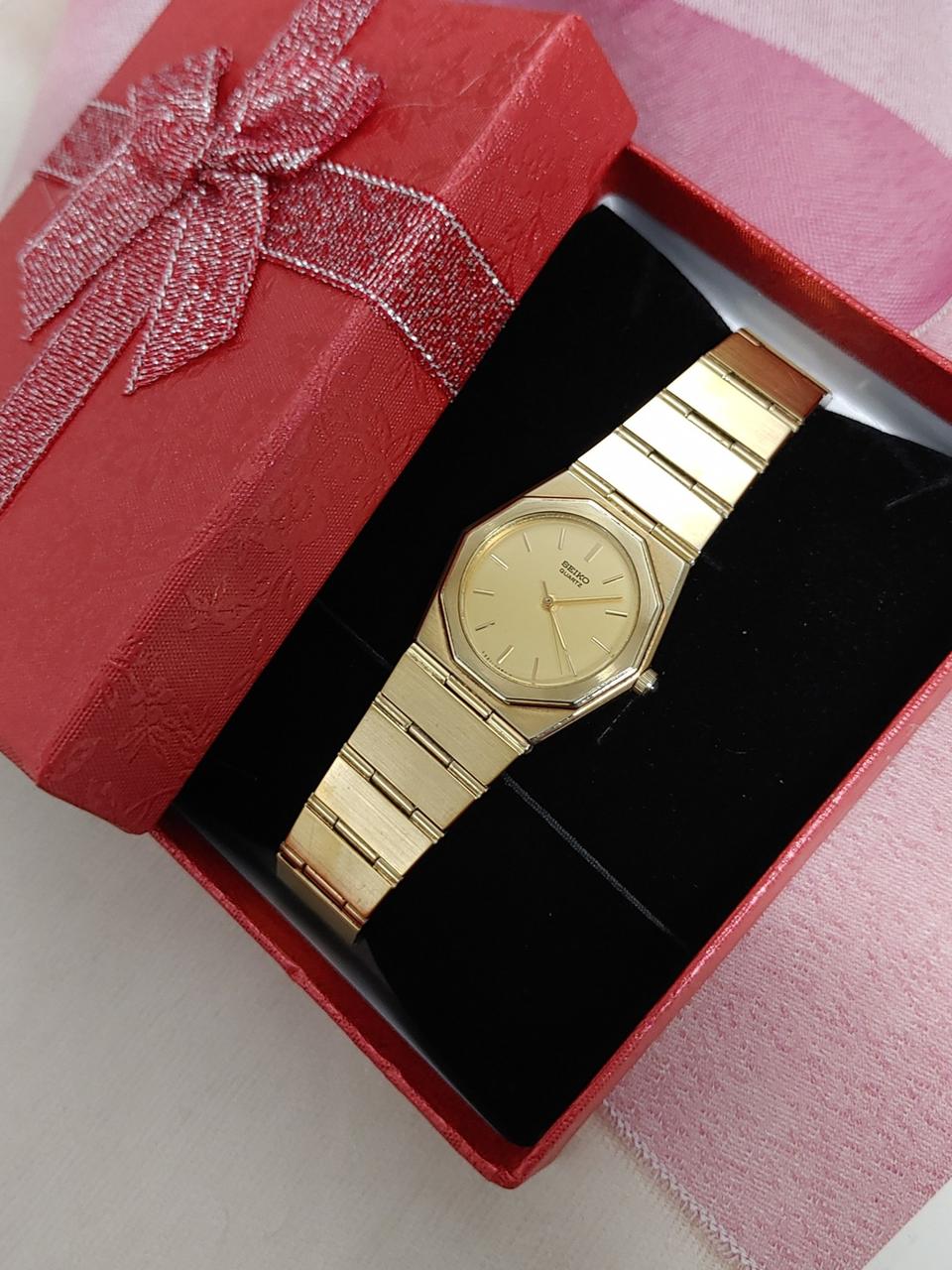 SEIKO 빈티지 여성용 금장시계