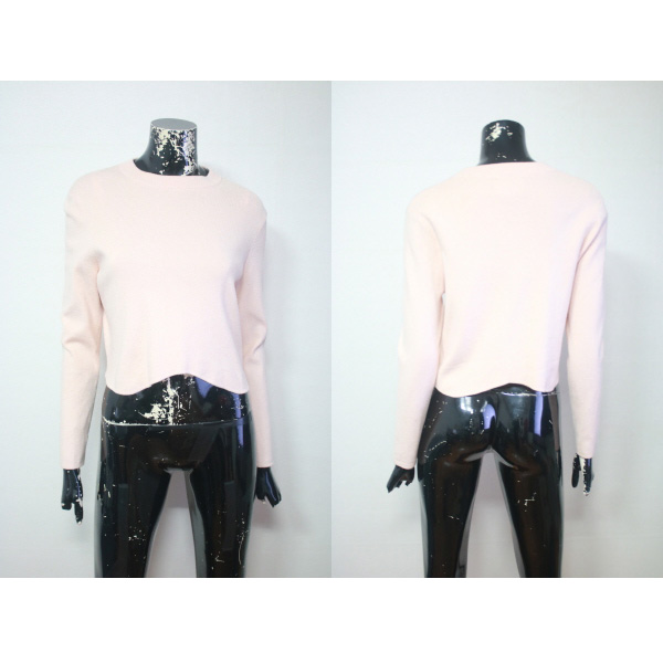 (66내외) ZARA 자라 연살구 숏니트 (사이즈 66) 