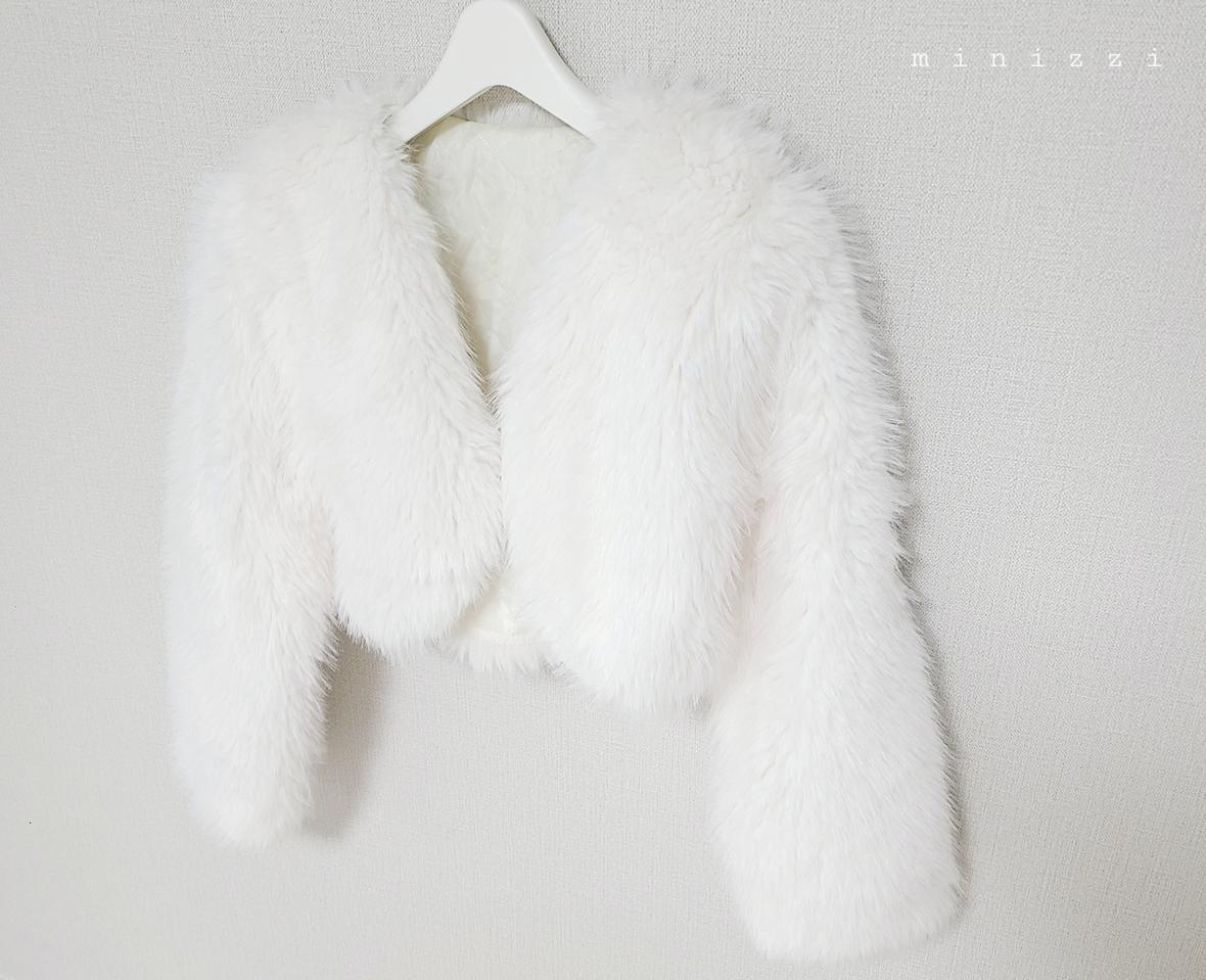 ❤ 크리미한 화이트 밍크 폭스 퍼자켓 ❤