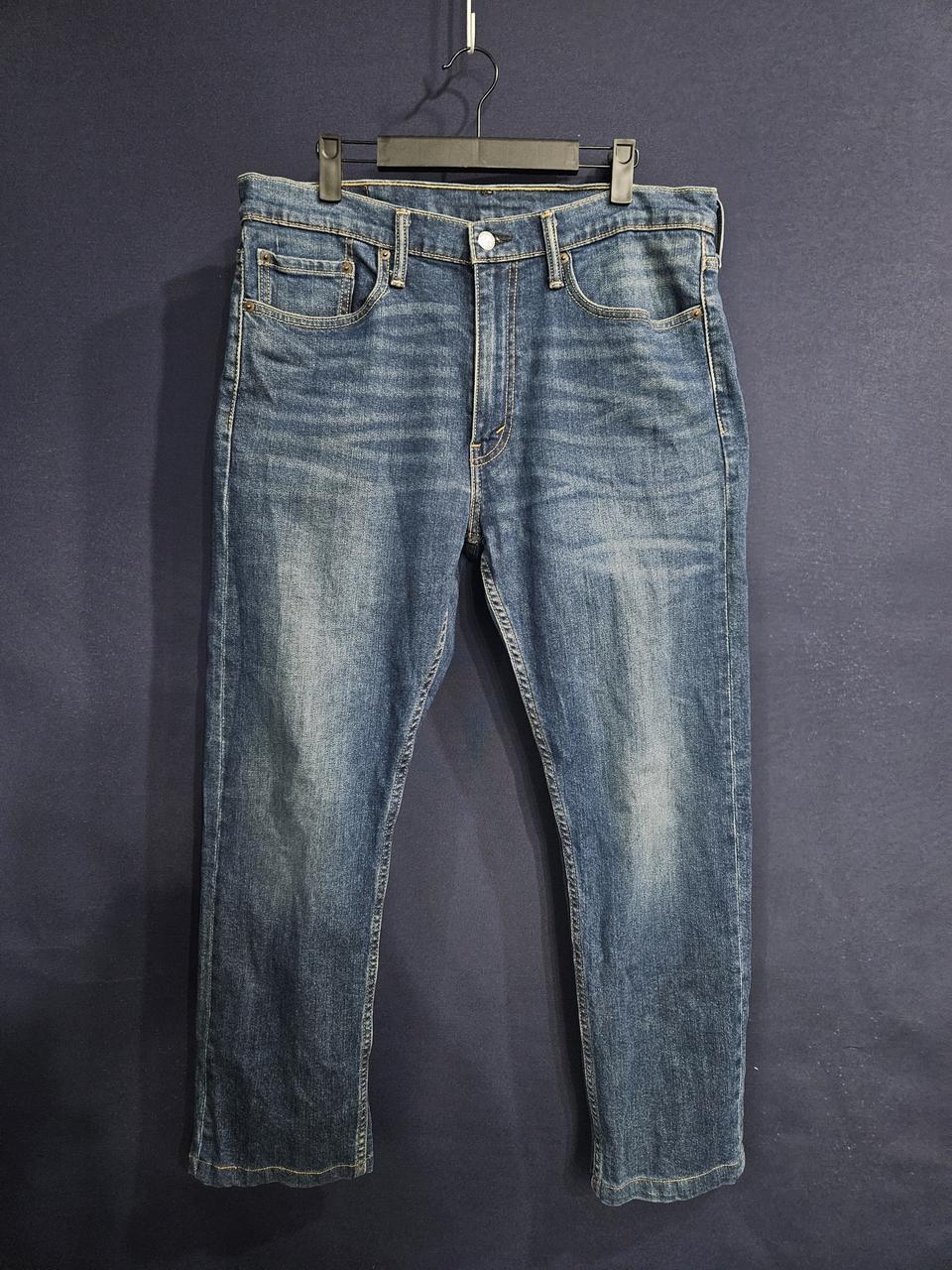 리바이스 513 블루컬러 남성 슬림핏 허리 34 스판 데님팬츠