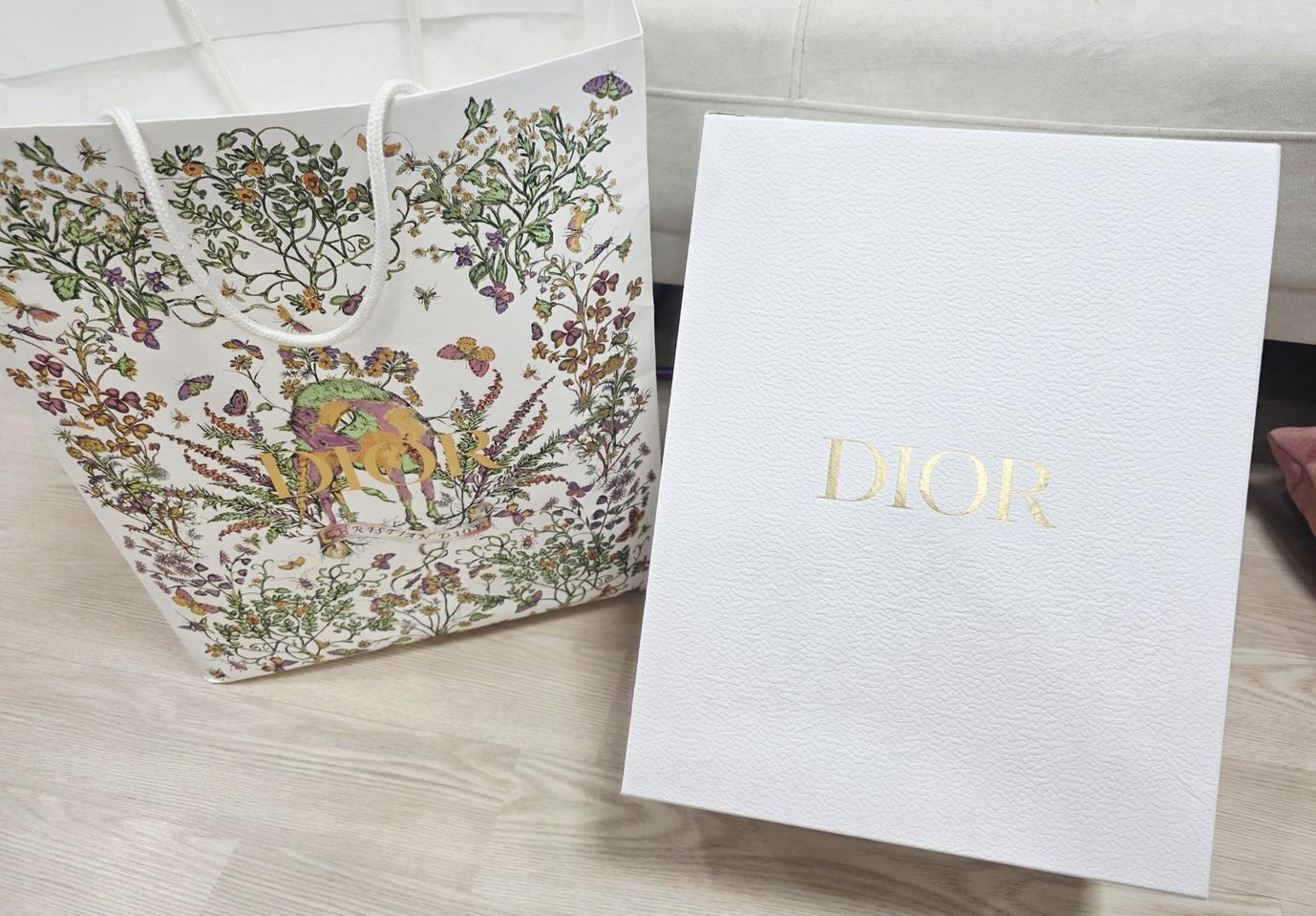 디올 박스 쇼핑백