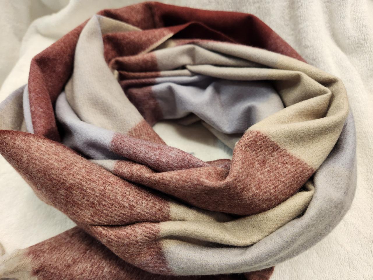 ELLE 엘르 숄겸 체크 머플러