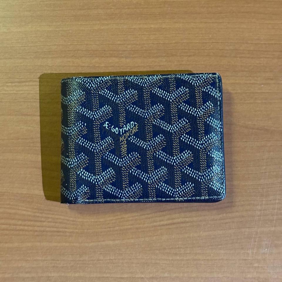 고야드 빅투아르 반지갑 네이비 