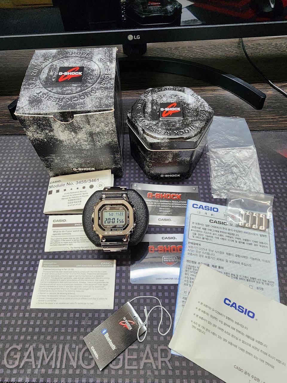 지샥 GMW-B5000D 풀메탈 판매합니다.