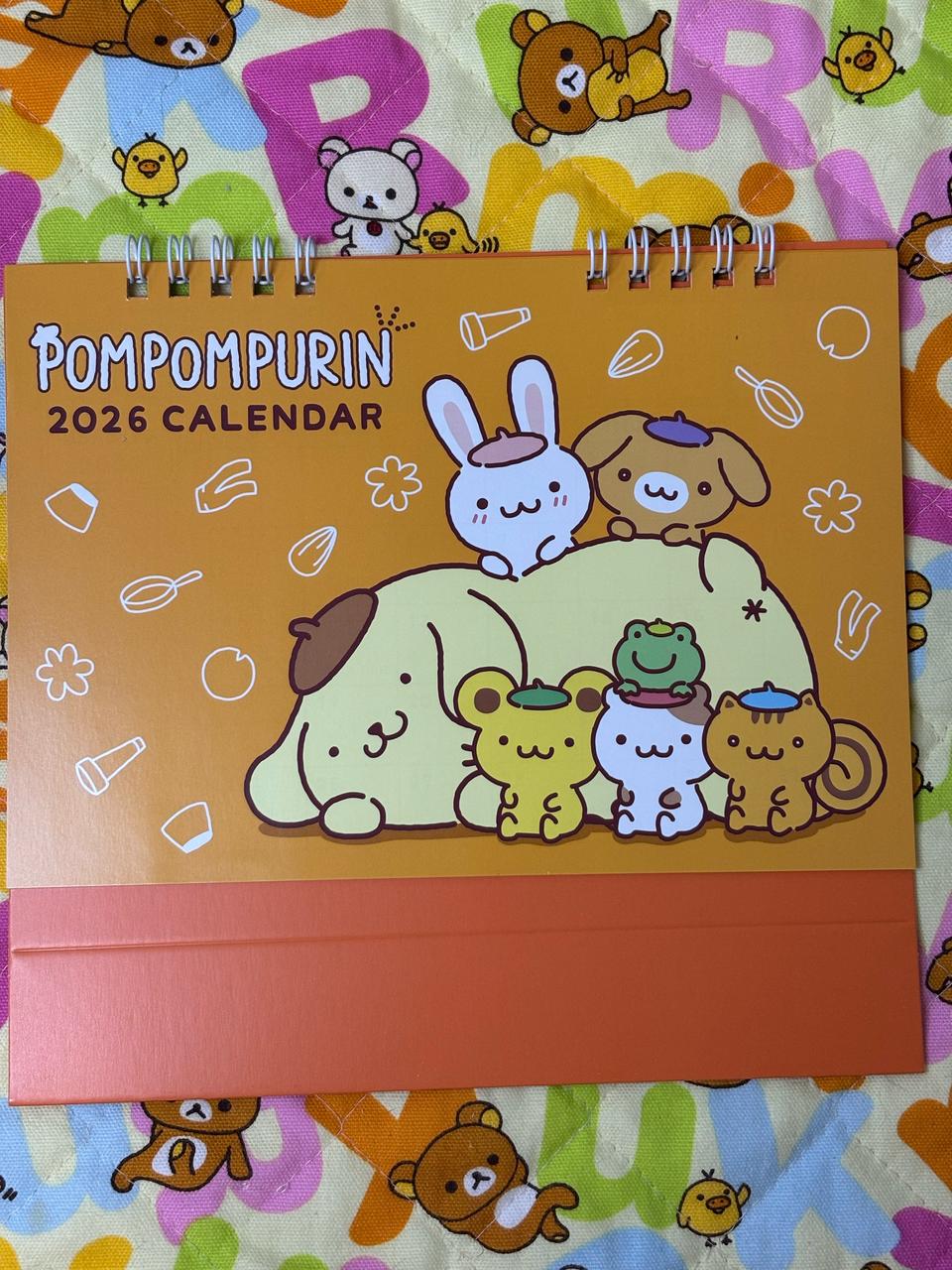 2026년 산리오 폼폼푸린 탁상 달력 [일본정품 새상품]