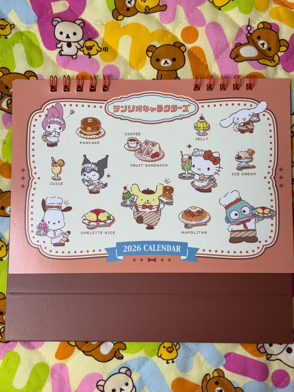 2026년 산리오 탁상 달력 [일본정품 새상품]