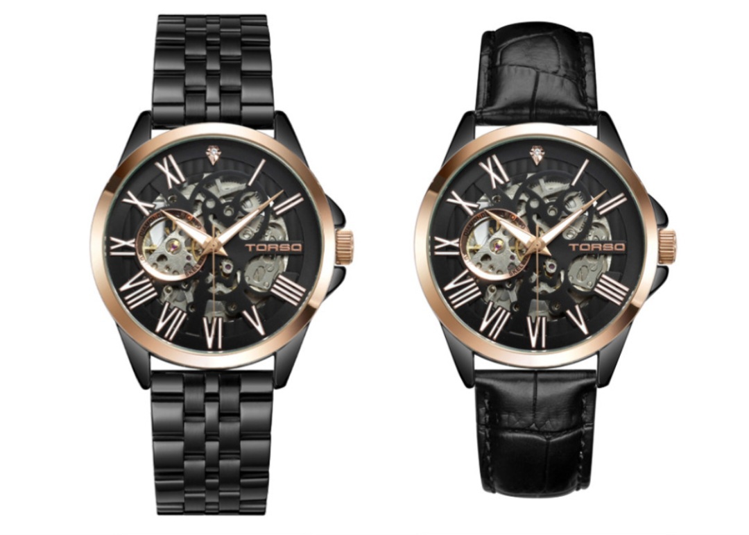 오토매틱시계+가죽밴드 새제품 풀구성