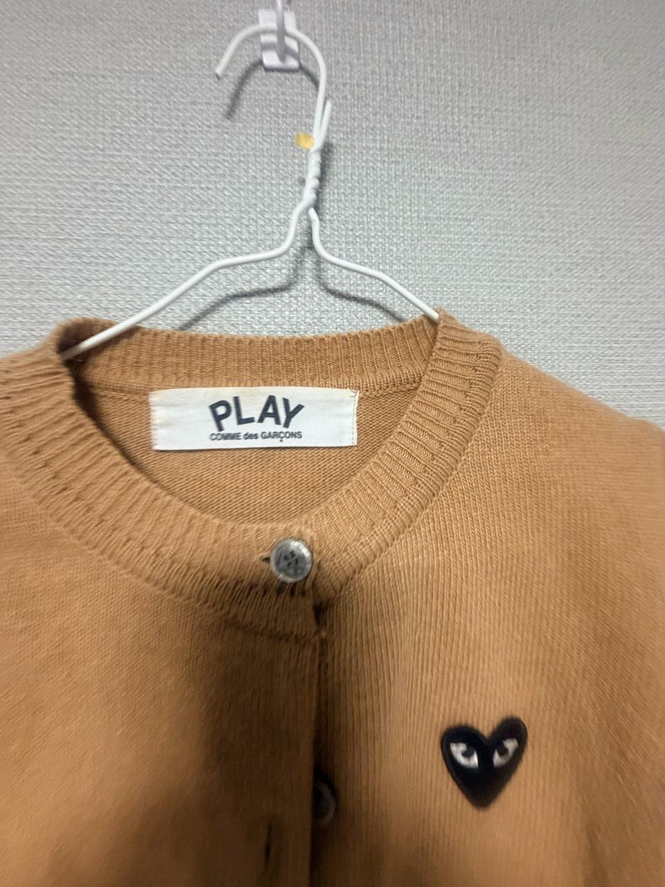 꼼데 가디건(카멜 M사이즈)