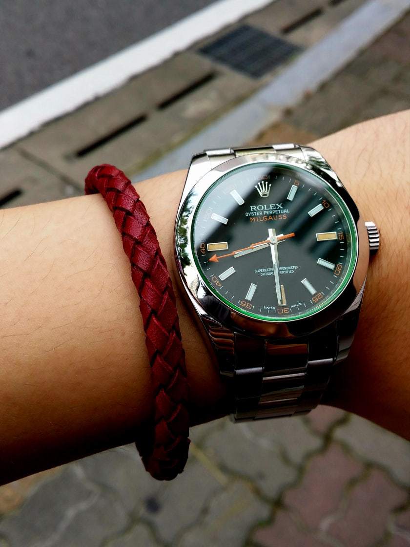 롤렉스 밀가우스 40mm 116400GV 인텐스 블랙 오이스터 워치