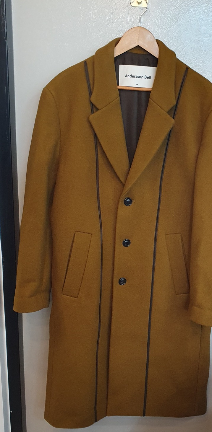 앤더슨벨 코트M사이즈 모80%캐시미어10%