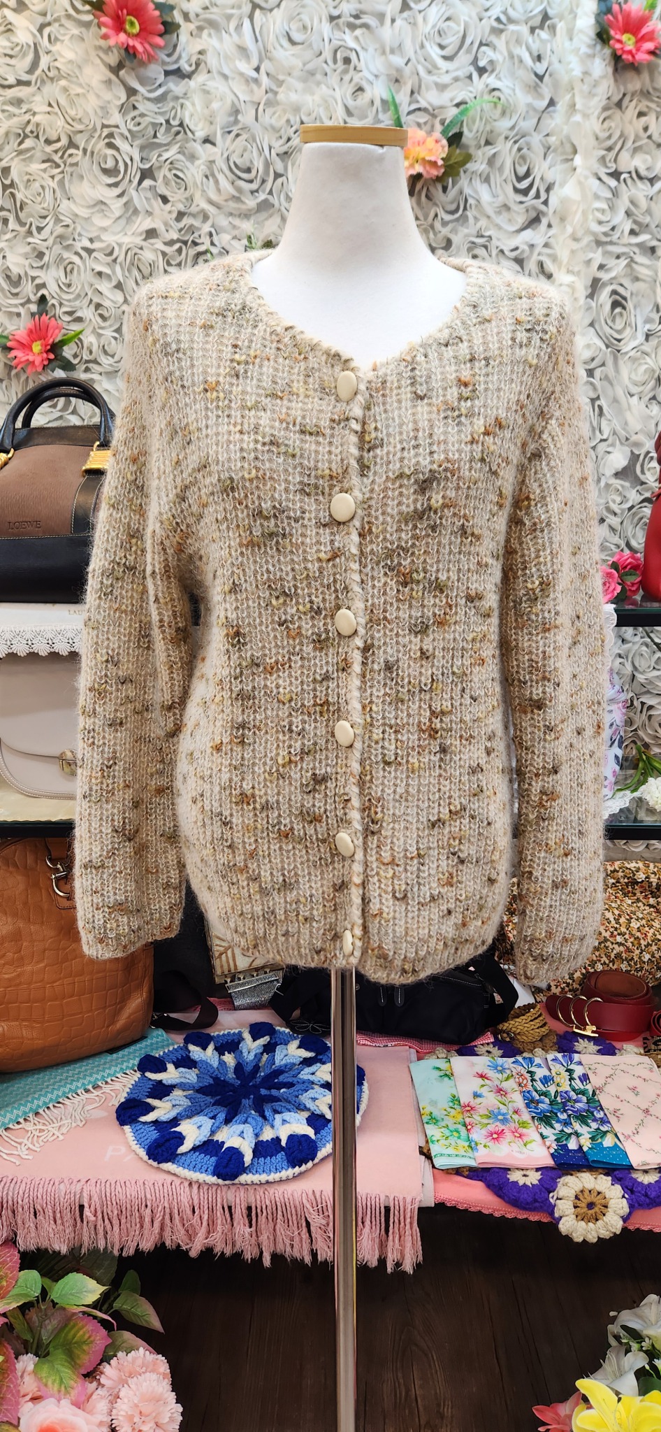 LEVEINE 이쁜 니트 가디건(55~66)