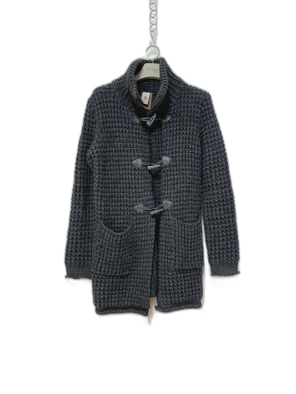 GIGLIOTTI 질리오띠 여성 떡볶이버튼 롱가디건