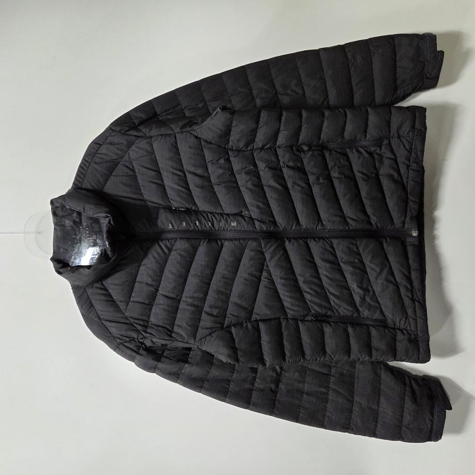 밀레 남성 블랙 경량 다운 패딩 자켓 95 25112404