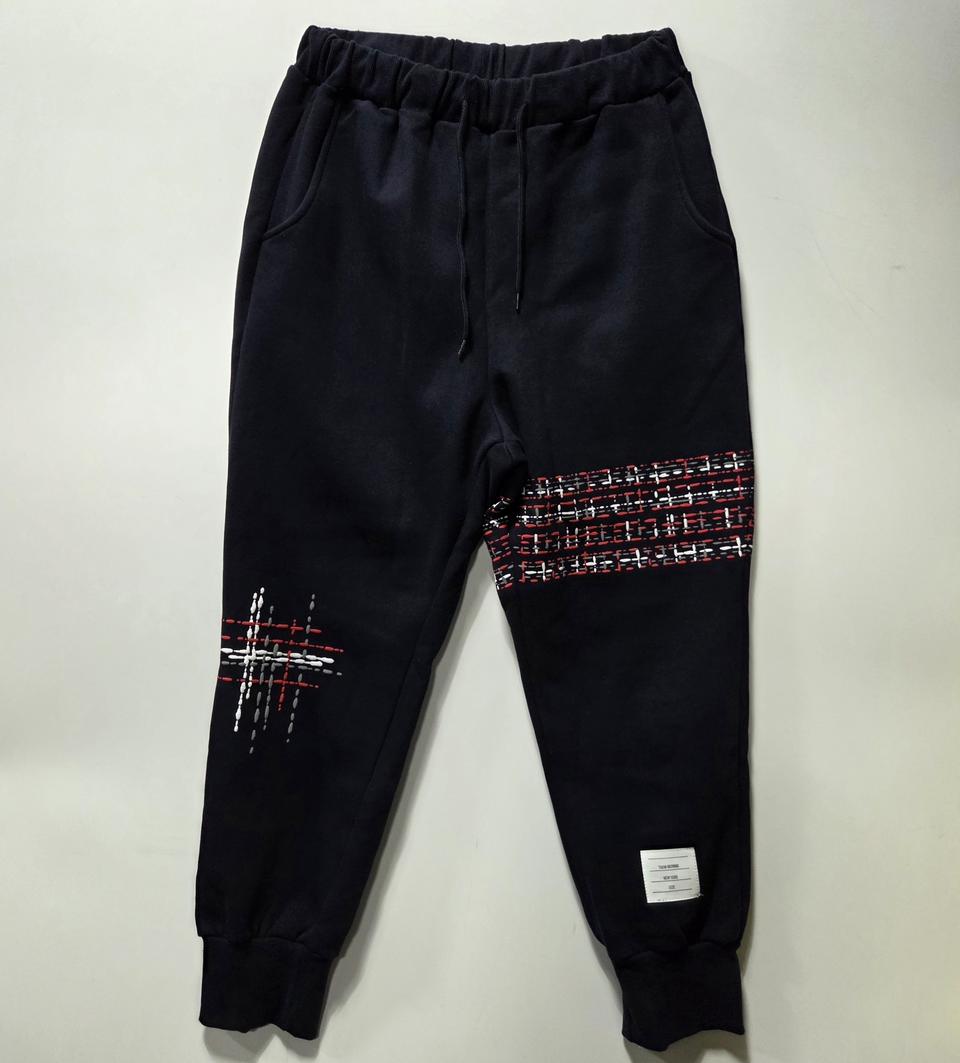 톰브라운 네이비 오버핏 캐주얼 기모 팬츠 2XL 25112421