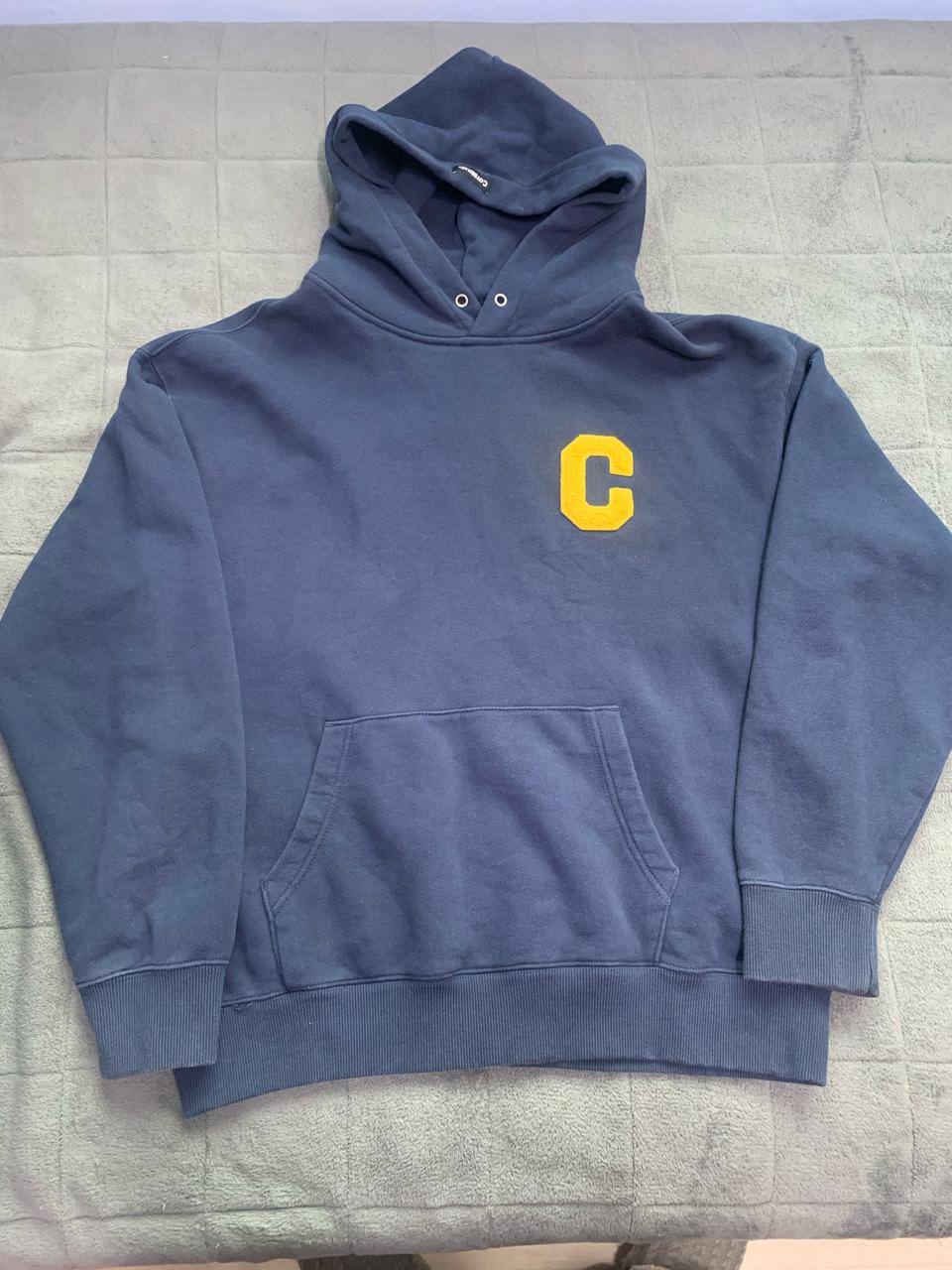 커버낫 C로고 네이비 후드티 M