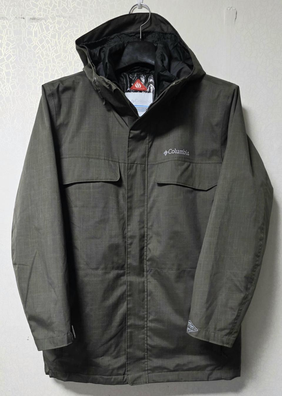 컬럼비아 3in1 등산자켓+패딩내피 바람막이 남성용 XL(105)
