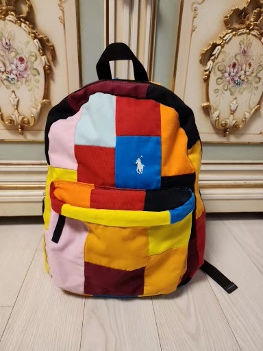 폴로 랄프로렌 패치워크 백팩