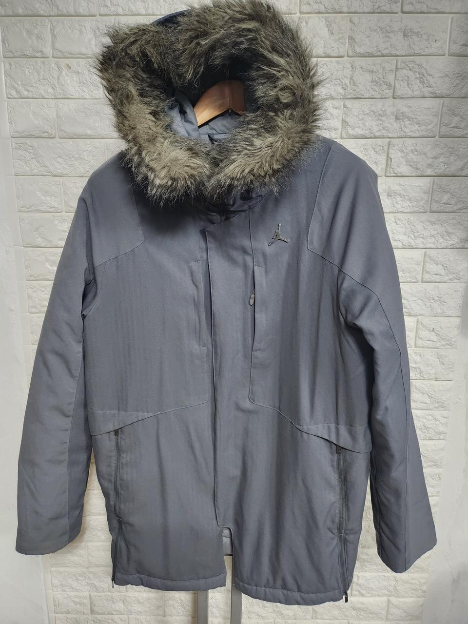정품)조던 패딩 점퍼 S 회색 남 95-100