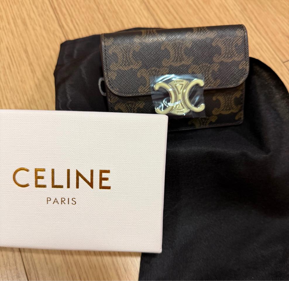 셀린* 카드지갑 탄