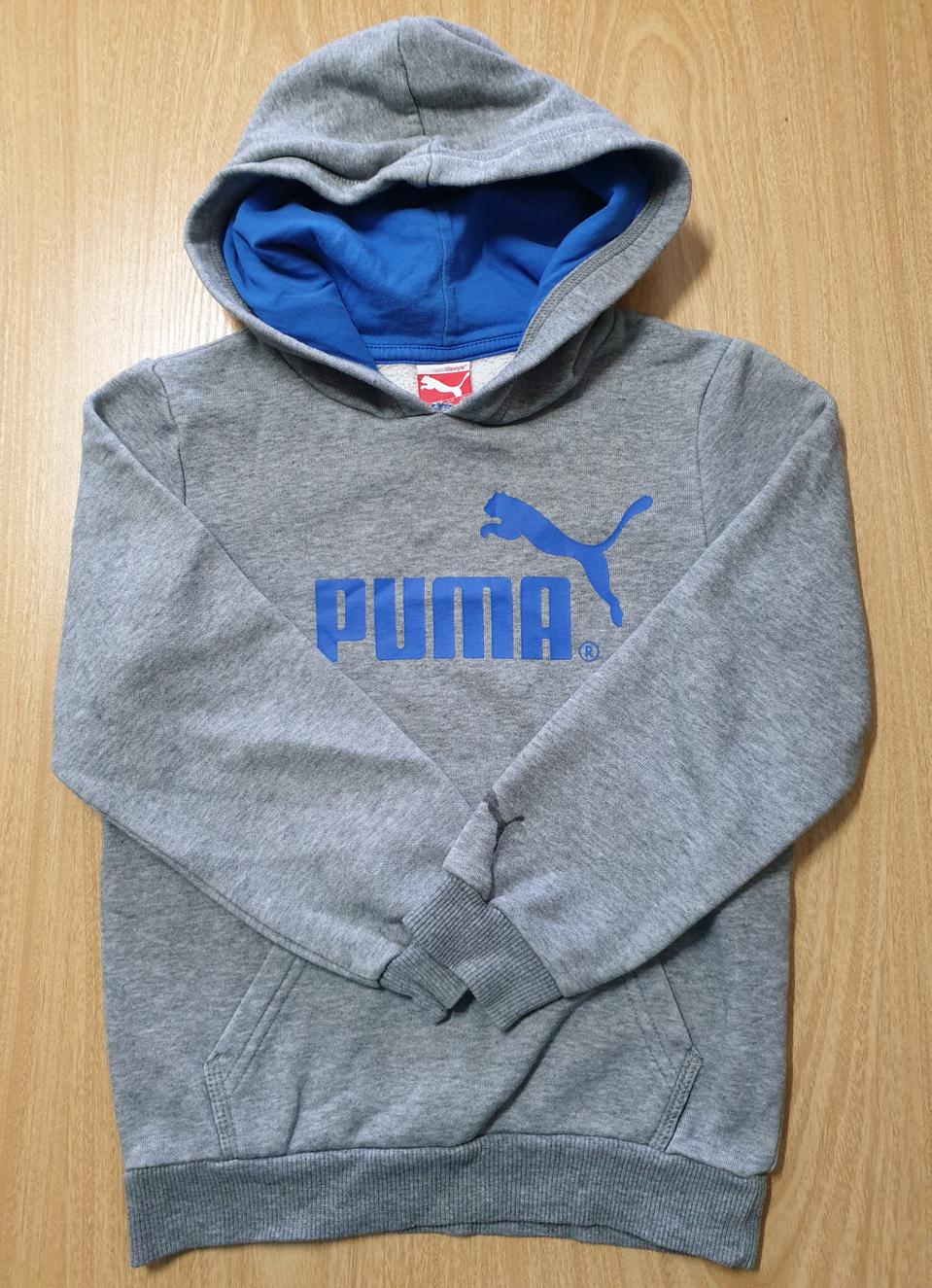푸마 키즈 기모 후드티 110사이즈