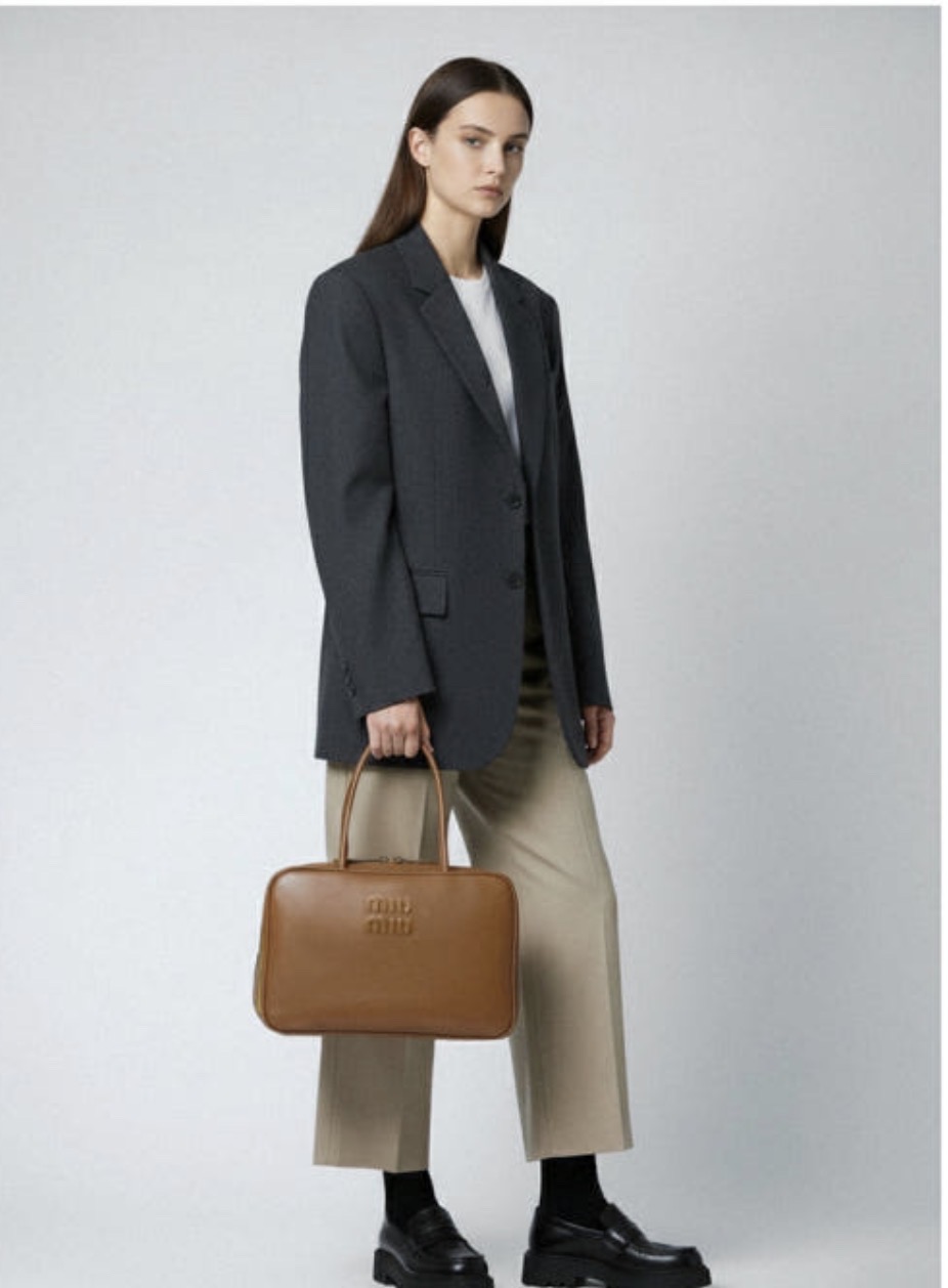 미우 미* 레더 핸드백