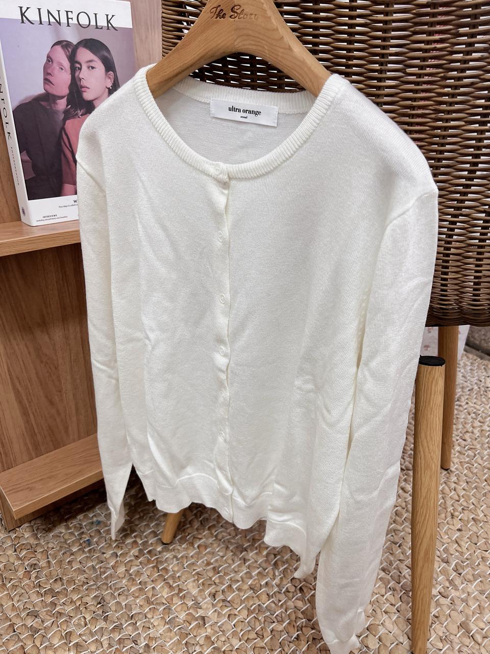 베이직 아이보리 가디건