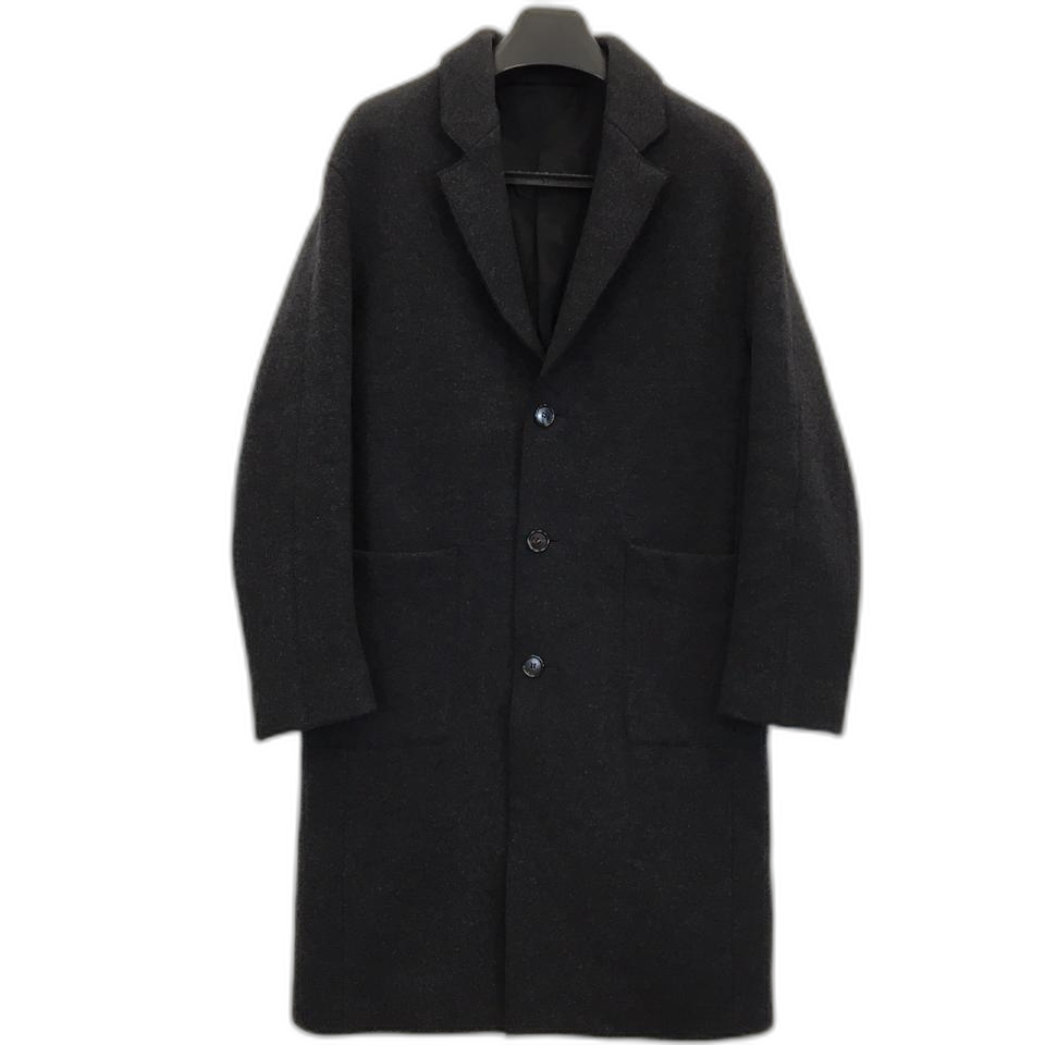 시스템옴므 헤어리 울 체스터코트 100