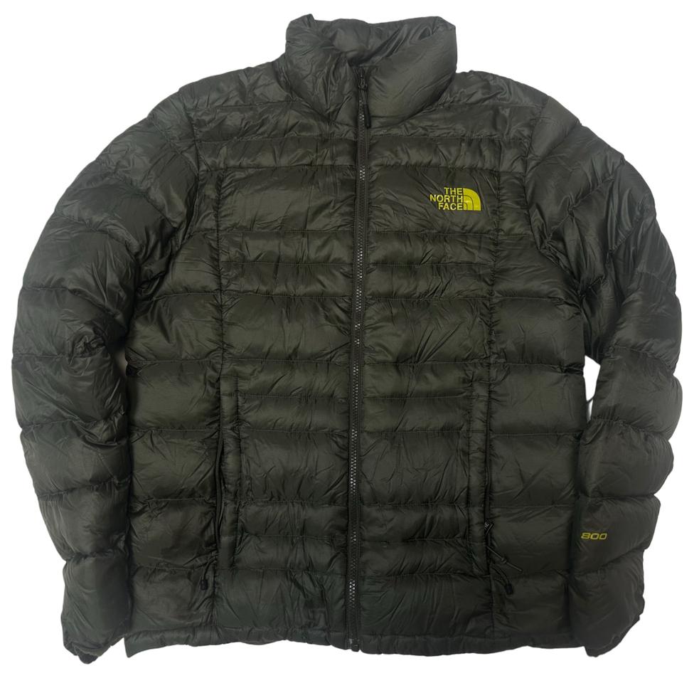 노스페이스 800 카키경량패딩 M