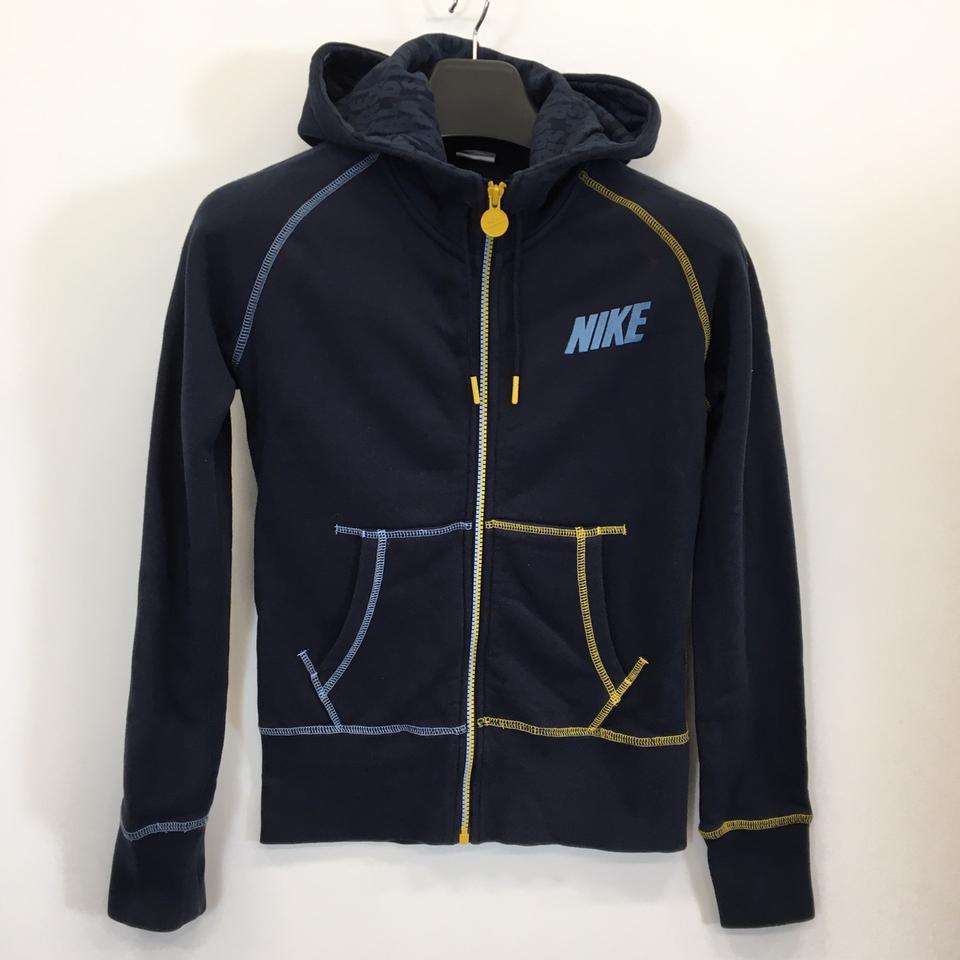 나이키 스티치 네이비 후드집업 S