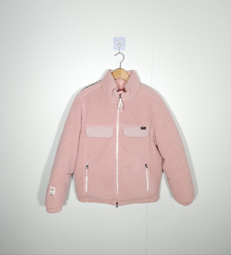 [블랙야크] 90 55 여 뽀글이패딩 쉐르파자켓 양면패딩