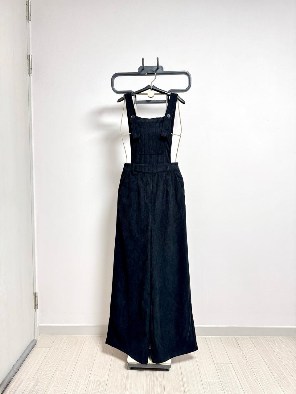 베네통 코듀로이 뷔스티에팬츠