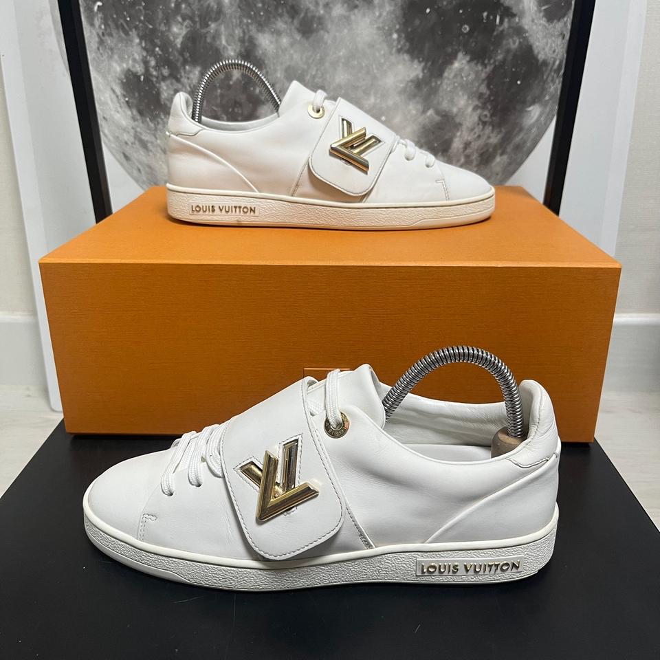 정품 35.5) 루이비통 프런트로우 LV로고 스니커즈 225~230
