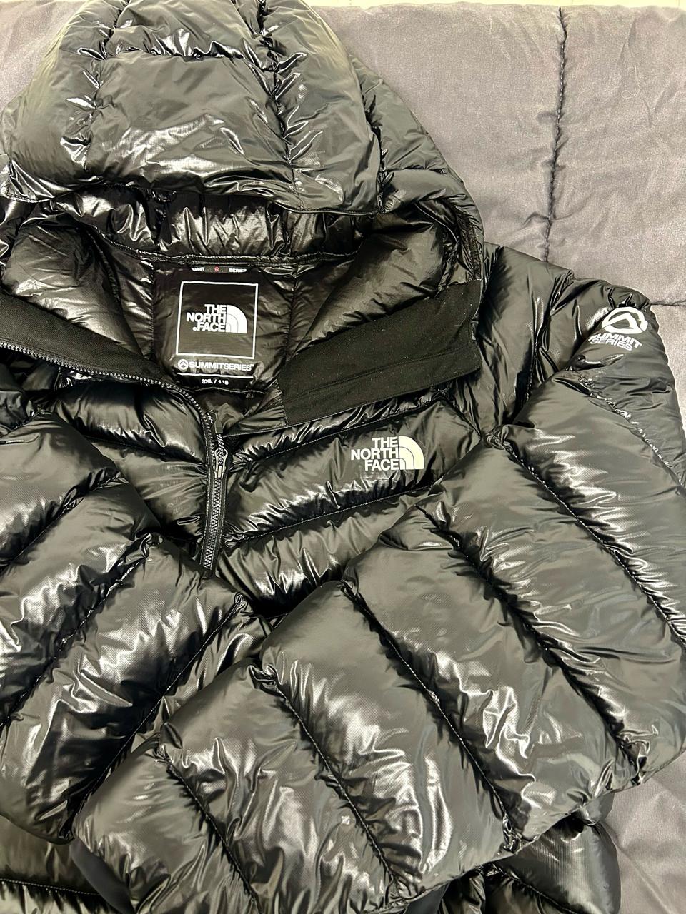 노스페이스 마테호른 블랙 유광 패딩