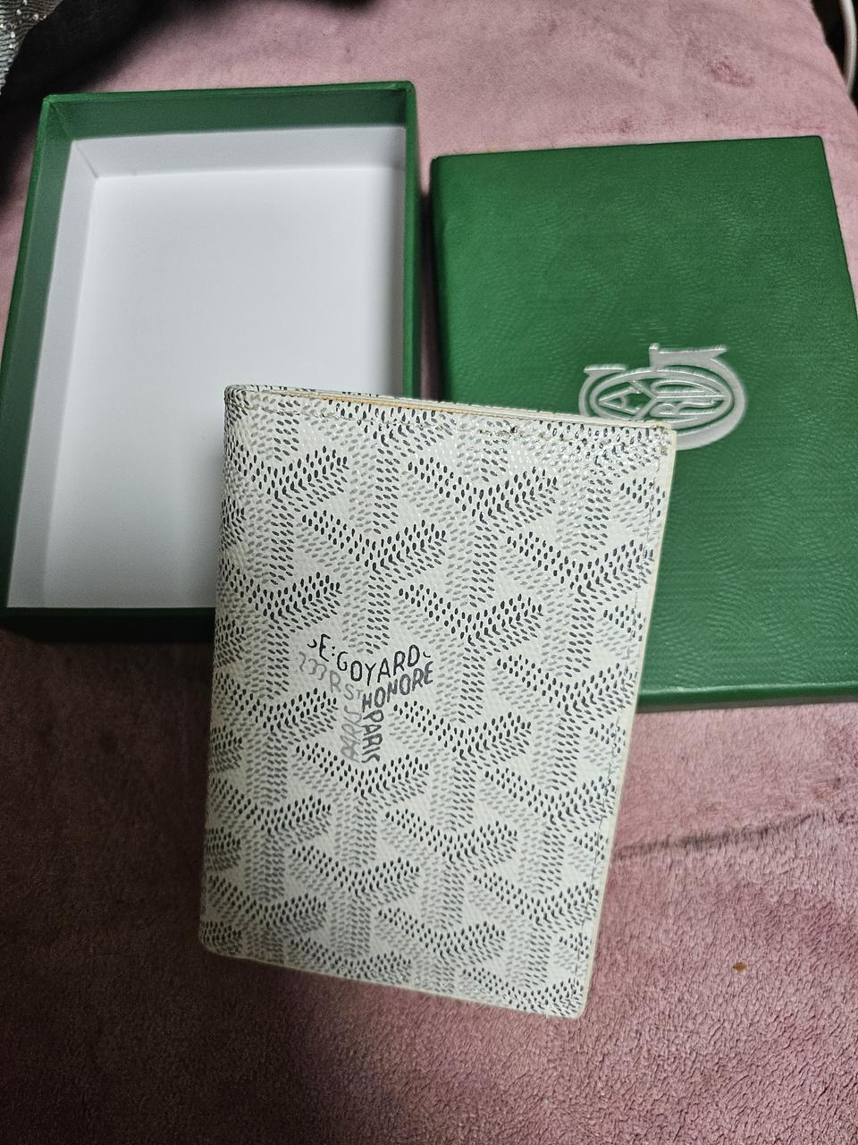 고야드 카드지갑 화이트
