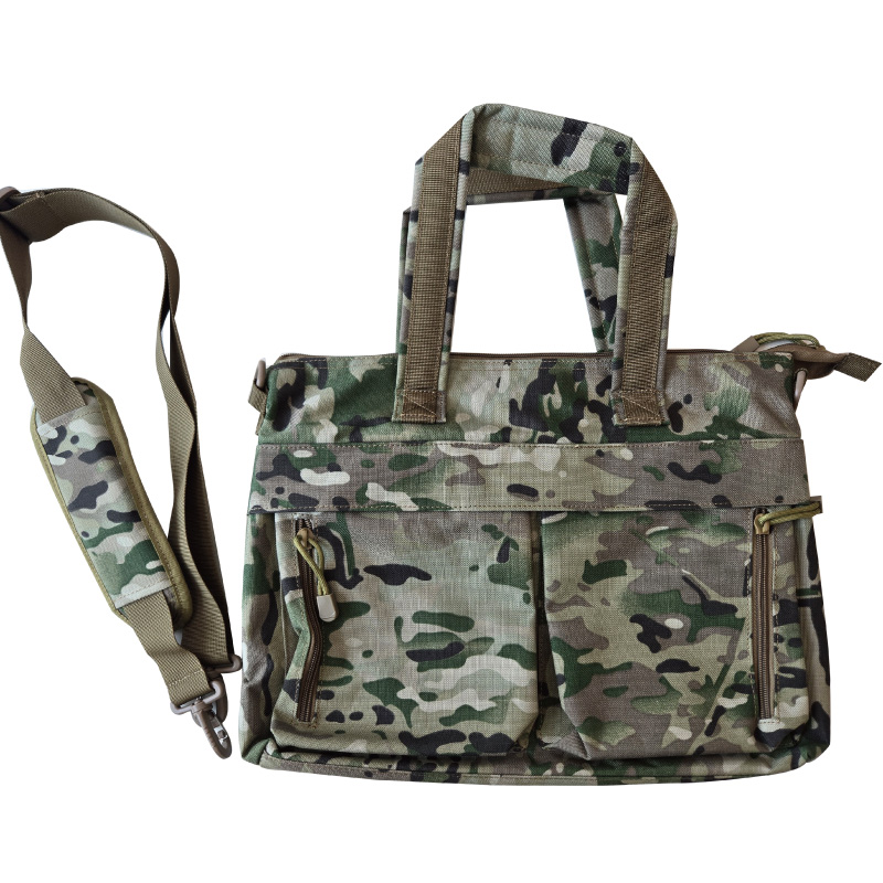 멀티카모 2중 노트북 서류가방 손가방 크로스백