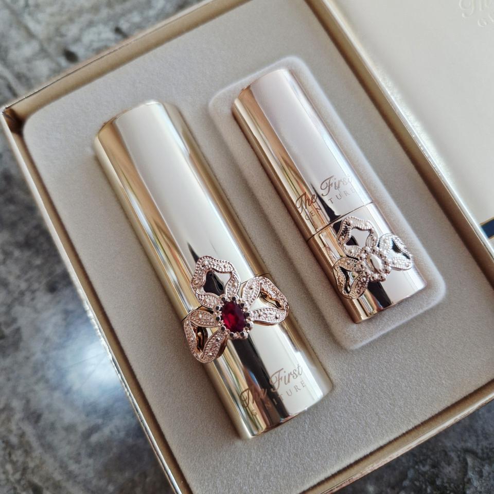 오휘 립스틱 2입세트 (코랄+레드미니)